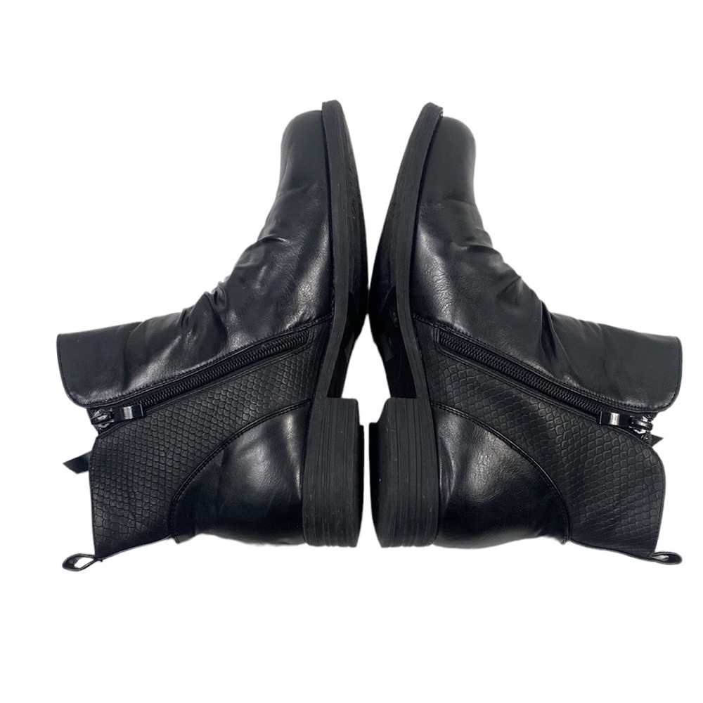 Corkys Cherish Black Vegan Leather Booties - Picture 8 of 8